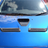 Rexpeed Carbon Fiber Twin Carbon Bonnet Vent - EVO X