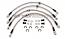 AQ Motorsports Stainless Steel Brake Line Set - EVO X