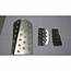 Autovation Pedal Set - Mitsubishi Lancer Evo X ('08+) Automatic Transmission - 3 Piece (Flanged Dead Pedal) 