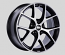 BBS SR 18x8 5x114.3 ET50 Satin Black Diamond Cut Face Wheels -82mm PFS/Clip Required