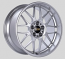 BBS RG-R 19x8.5 5x114.3 ET18 Sport Silver Polished Lip Wheels -82mm PFS/Clip Required