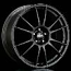 O.Z Ultraleggera HLT Bright Black 20" Rims Set (4) EVO X