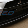 Rexpeed Carbon Fiber Type-F Bumper Splitter - EVO X