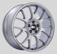 BBS CH-R 20x8.5 5x114.3 ET38 Brilliant Silver Polished Rim Protector Wheels -82mm PFS/Clip Required