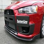 ChargeSpeed Bottom Line Type 2 FRP Front Lip Spoiler - EVO X