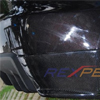 Rexpeed Carbon Fiber Rear Bumper Corner Extensions - EVO X